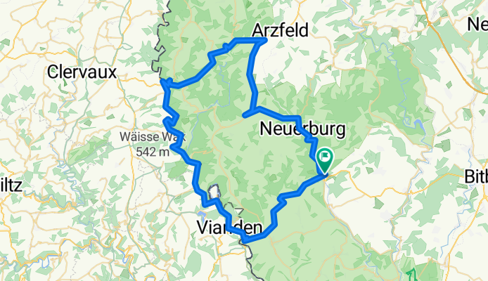 Sinspelt-Neuerburg-Irhausen-Dasvurg-Vianden-Sinspelt