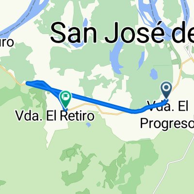 High-speed route in San José del Guaviare