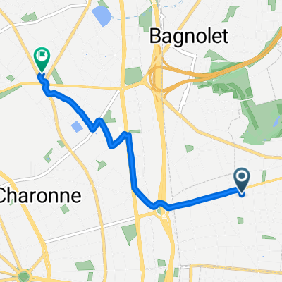 De 6 Rue Barbès, Montreuil à 17 Rue des Gâtines, Paris