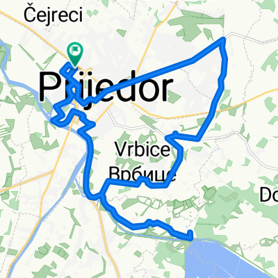Meše Selimovića, Prijedor to Meše Selimovića, Prijedor
