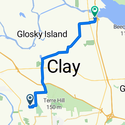 Cygnus Course, Liverpool to 5574–5590 Kathan Rd, Brewerton