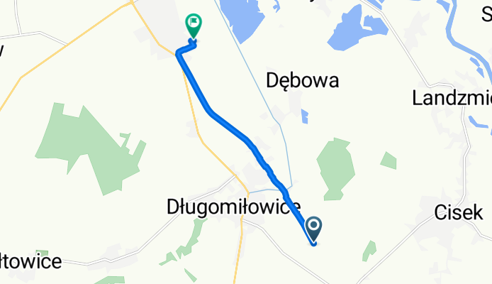 Moderate route in Reńska Wieś