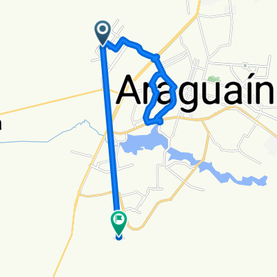 Rota desde Rua 5 A, 811, Araguaína