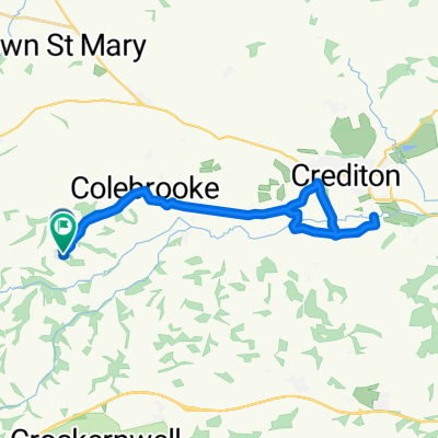 Steady ride in Crediton