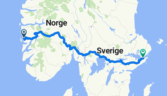 Bergen - Oslo - Stockholm