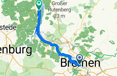 Route in der Bikemap App öffnen