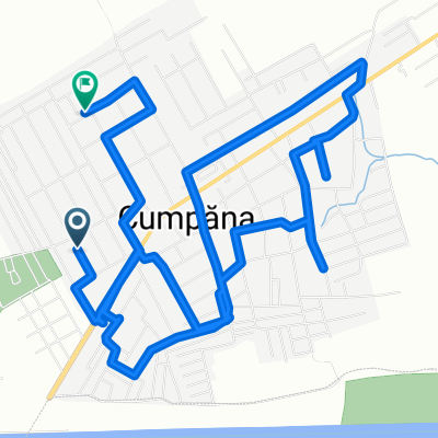 Moderate route in Cumpana