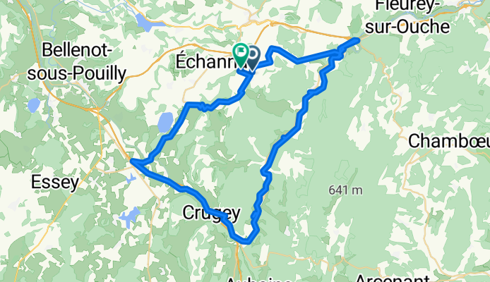 Itinéraire à partir de Charmoy, Grenant-lès-Sombernon