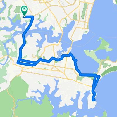 Lloyd St at Mcintyre St, Oatley to Shelly Beach return
