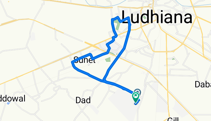 Moderate route in Ludhiana