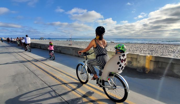 Photo 1 of the Bikemap route "San Fernando Place 2990, San Diego to Ocean Front Walk 3125, San Diego"