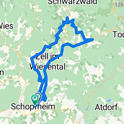 Tour mit Benny1977 bei Schopfheim, sehr ruhig und schön