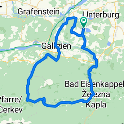 Unternarrach 50 naar Turnersee Campingplatz