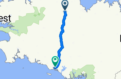 Route in der Bikemap App öffnen