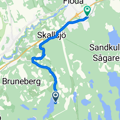 Moderate route in Floda