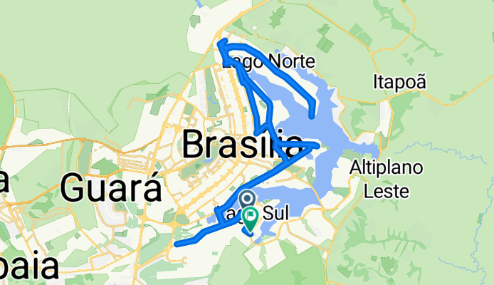 De Shis Qi 9 Conjunto 6, 2–24, Brasília a Shis Qi 15 Bloco B, Brasília
