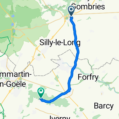 De Rue du Gué, Nanteuil-le-Haudouin à 7 Rue du Vieux Château, Montgé-en-Goële