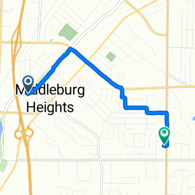 Restful route in Middleburg Heights
