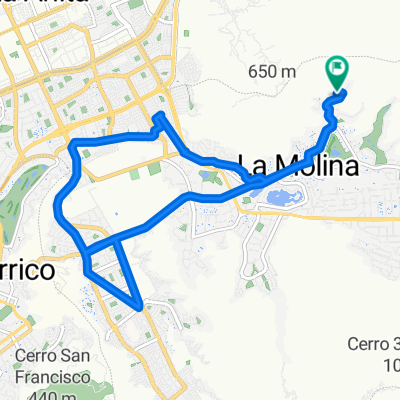 Moderate route in