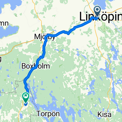 Björnkärrsgatan 7D, Linköping to Stationsplan 1, Tranås