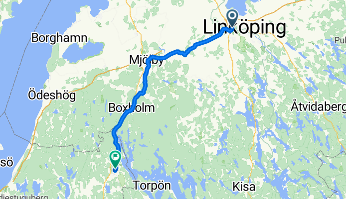 Björnkärrsgatan 7D, Linköping to Stationsplan 1, Tranås