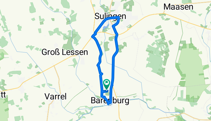 Supersonic route in Barenburg