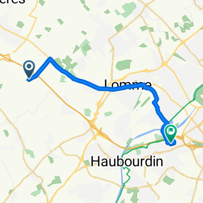 38 Rue de la Gare, La Chapelle d'Armentieres to 68 Rue des Fleurs, Loos