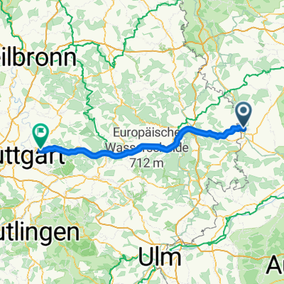 Benzenzimmerner Straße, Wallerstein nach Waiblinger Straße 13/1, Kernen im Remstal