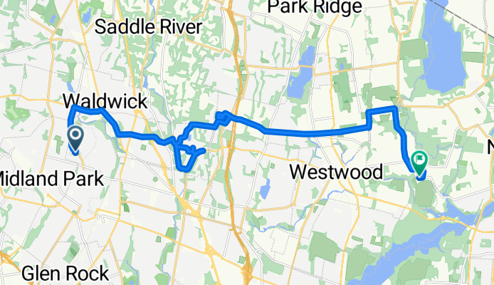 481 Old Stone Rd, Ridgewood to 110 Rivervale Rd, River Vale