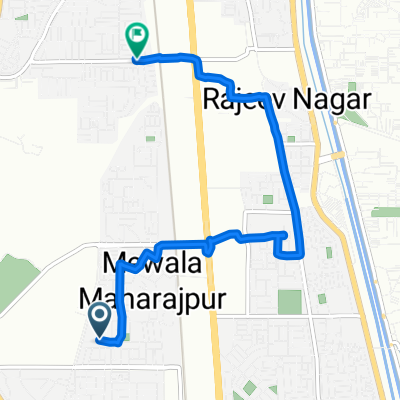 Restful route in Faridabad