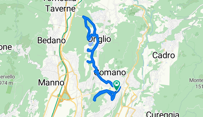 Da Via delle Scuole 3A, Porza a Via delle Scuole 1A, Porza