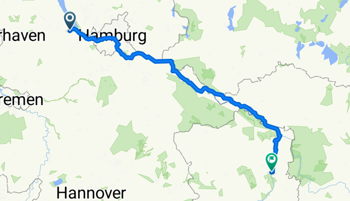 Stade-Lauenburg-Wittenberge-Tangermünde