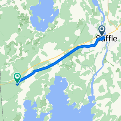 Järnvägsgatan 4 to Unnamed Road