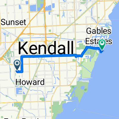 Slow ride in Coral Gables
