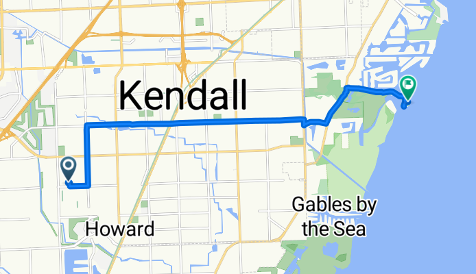 Slow ride in Coral Gables