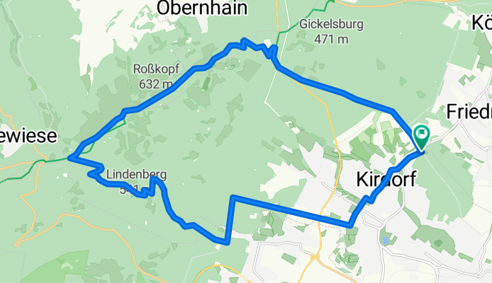 Kleine Taunusrunde von HG-Kirdorf aus