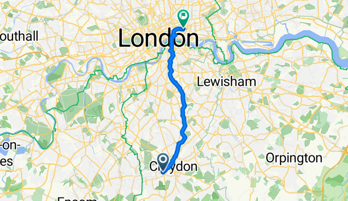 6 Lynwood Gardens, Croydon to 1–5 Earl Street, London
