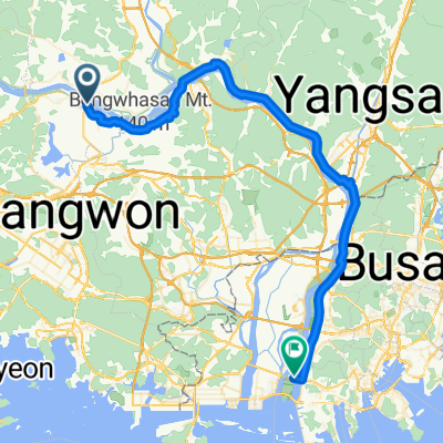 Relaxed route in Saha-gu