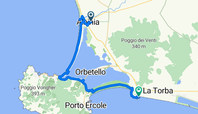 Albinia-Ansedonia (anteprima coast to coast)
