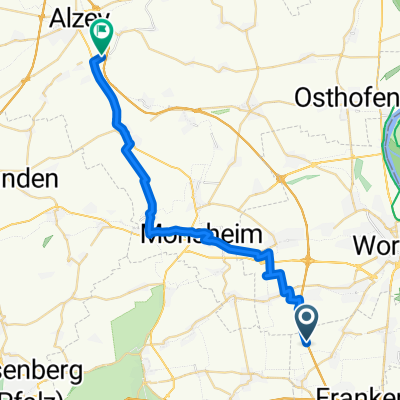 Steady ride in Alzey