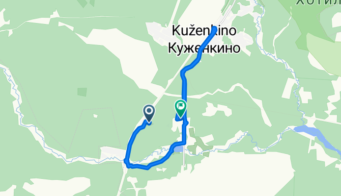 Маршрут в Подъезд к пгт Куженкино, Куженкинское