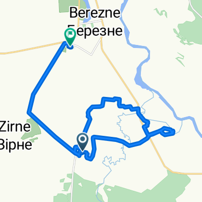 Restful route in Березно