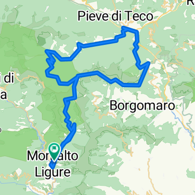 Montalto - c'olle d'oggia - rezzo und zurück