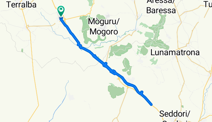 Da Via Giuseppe Garibaldi 33/A, Uras a Via G. Mannu 20, Uras