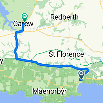 A4139, Tenby to Carew Lane, Tenby