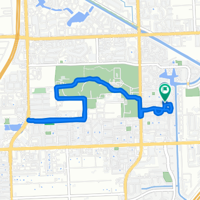 Restful route in Miami