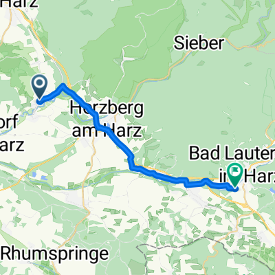 Mittelstraße 27, Hörden am Harz nach An der Koldung 4, Bad Lauterberg im Harz