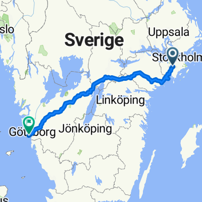 Ruta desde Nynäsvägen 2, Botkyrka