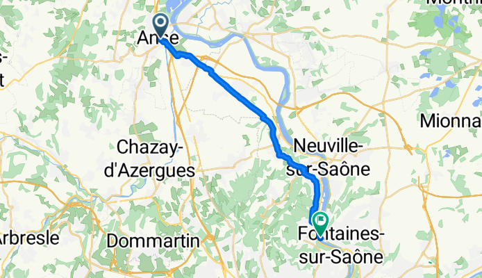 De 857 Route de Lyon, Anse à 189–473 Chemin de la Plage, Rochetaillée-sur-Saône