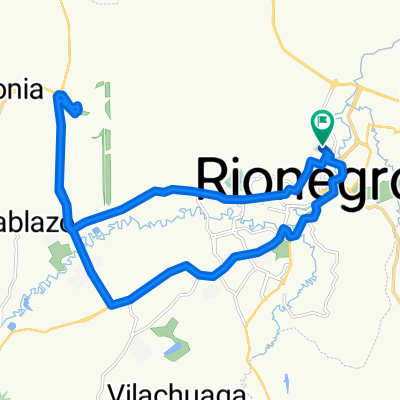 High-speed route in El Carmen de Viboral
